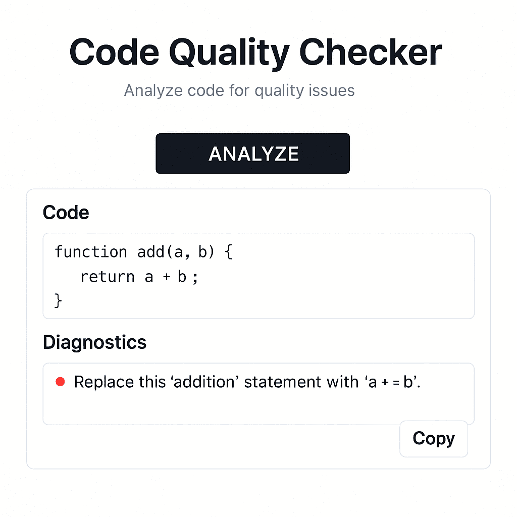 Code Quality Checker